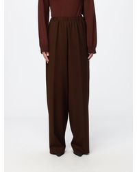 Fabiana Filippi - Trevi Wool Blend Palazzo Trousers With High Elasticated Waist - Lyst