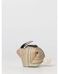 Paul Smith - Animal-Shaped Striped Leather Wallet With Pompom - Lyst
