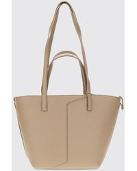 Emporio Armani - 1981 Bovine Leather Tote Bag With Removable Pouch - Lyst
