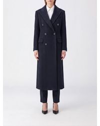 Tagliatore - Long Double-Breasted Pure Virgin Wool Coat - Lyst