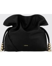 Loewe - Flamenco Leather Clutch - Lyst