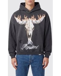 Represent - Cotton Hoodie With Logo - Lyst