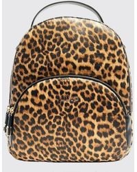 Liu Jo - Animal Print Faux Leather Backpack - Lyst