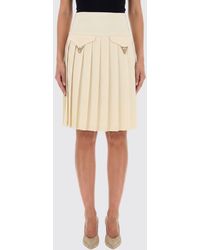 Versace - High-Waisted Pleated Mini Skirt - Lyst