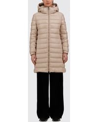 Herno - Abrigo Acolchado Hasta La Rodilla De Nailon Con Capucha Y Cremallera - Lyst