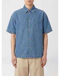 7 For All Mankind - Cotton And Linen Casual Shirt - Lyst