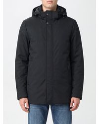 Moorer - Water-Repellent Knee-Length Parka With Goose Down Padding - Lyst