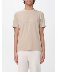 Peuterey - Cotton Blend T-Shirt With Logo - Lyst