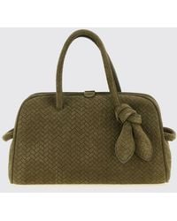 Jacquemus - Le Petit Turismo Tasche Aus Geflochtenem Wildleder - Lyst