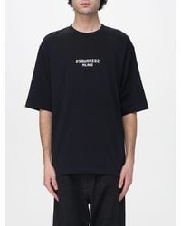 DSquared² - Cotton T-Shirt With Logo - Lyst