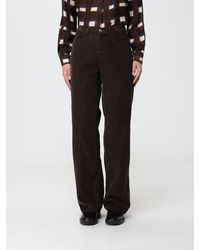 Dondup - High-Waisted Slim Fit Corduroy Trousers - Lyst