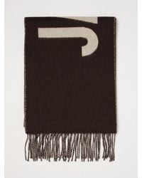 Jacquemus - Virgin Wool Scarf With Lettering Logo And Fringed Edges - Lyst