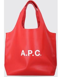 A.P.C. - Ninon Faux Leather Shoulder Bag - Lyst