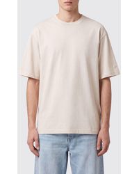 Golden Goose - Relaxed Fit Cotton T-Shirt With Contrast Back Logo - Lyst