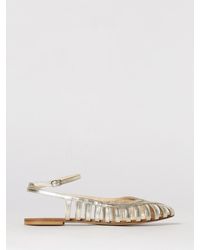 Anna F. - Laminated Leather Sandals - Lyst