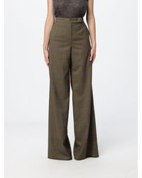 Max Mara - Pants Kaki - Lyst