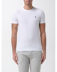 Polo Ralph Lauren - Cotton T-Shirt With Pony Logo - Lyst