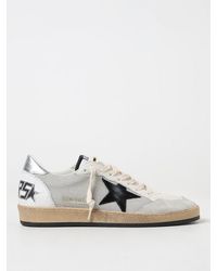 Golden Goose - Sneakers Ball Star in nappa e tessuto - Lyst