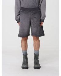 DIESEL - Cotton-Blend Sport Shorts With Elasticated Waistband And Logo - Lyst