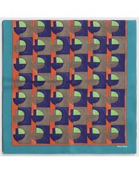 Miu Miu - Printed Silk Foulard - Lyst