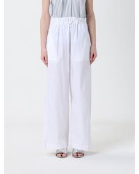 Tela - Cotton Blend Palazzo Trousers - Lyst