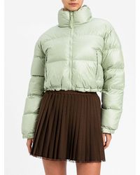 Twinset - Short Quilted Puffer Jacket With High Neck And Zip Closure - Lyst