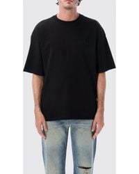 Amiri - Crew Neck Cotton T-Shirt With Short Sleeves And Tone-On-Tone Logo - Lyst