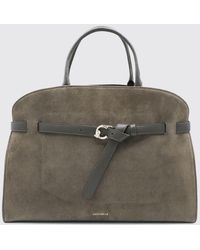 Coccinelle - Sabine Large Suede Handbag With Removable Shoulder Strap - Lyst