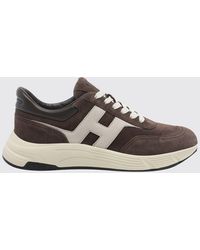 Hogan - Hyperlight Suede Leather Trainers With Chunky Sole - Lyst