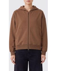 Brunello Cucinelli - Cotton Hooded Zip-Up Sweatshirt With Kangaroo Pocket - Lyst