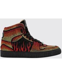Philipp Plein - Suede Sneakers With Rhinestones - Lyst