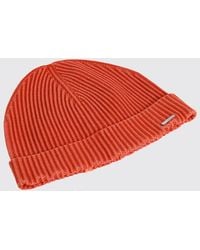 Rrd - Ribbed Cotton Beanie With Applied Logo - Lyst