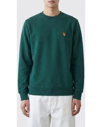 Maison Kitsuné - Maison Kitsun&Eacute Cotton Crew Neck Sweatshirt - Lyst