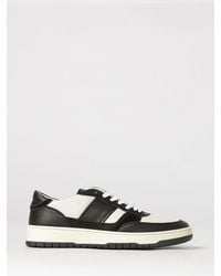 Collegium - Pillar Alpha Bicolor Leather Low-Top Sneakers With Perforated Toe - Lyst