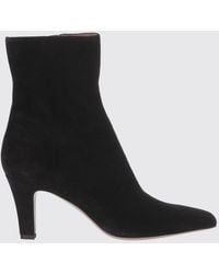 Paris Texas - Belle Suede Ankle Boots With A Mid Stiletto Heel - Lyst