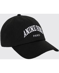 Anine Bing - Cotton Baseball Cap With Contrasting Logo And Visor - Lyst