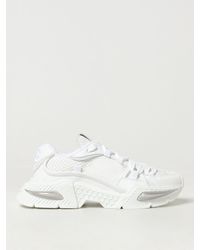 Dolce & Gabbana - Airmaster Sneakers In Leather And Mesh - Lyst