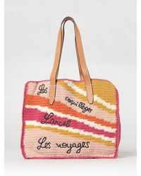 Lancel - Summer Mania Crochet Cotton Bag - Lyst