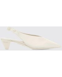 Loewe - Origami Cubic Lambskin Slingback Pumps With A Low Cone Heel - Lyst