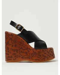 Chloé - Maxime Wedge Sandal - Lyst