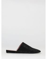 Premiata - Suede Mules With Rhinestones - Lyst