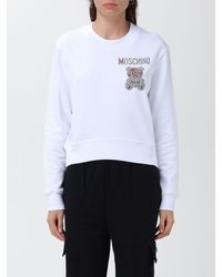 Moschino - Jersey Sweatshirt With Logo - Lyst