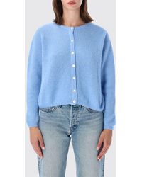 American Vintage - V-Neck Alpaca And Wool Blend Cardigan - Lyst