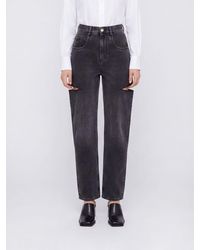 Maison Margiela - High-Waisted Wide-Leg Jeans - Lyst
