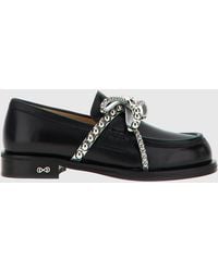 Mach & Mach - Crystal Studs Loafers - Lyst