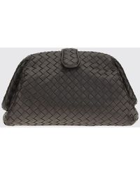 Bottega Veneta - Lauren 1980 Intrecciato Lambskin Clutch With Strap - Lyst