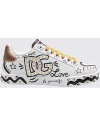Dolce & Gabbana - Dolce &Amp Gabbana Portofino Low-Top Sneakers - Lyst