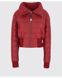 RICK OWENS MONCLER - Rick Owens X Moncler Short Quilted Nylon Down Jacket With High Neck - Lyst