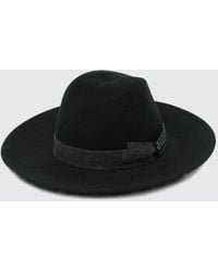 Borsalino - Deva Bicolor Wide-Brimmed Wool Felt Hat - Lyst