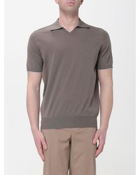 Brunello Cucinelli - Cotton Knit Polo Shirt - Lyst